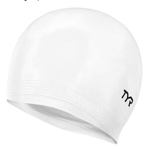 TYR Latex Adult Swim Cap for Women Men - Training Recreational Swimming Cap